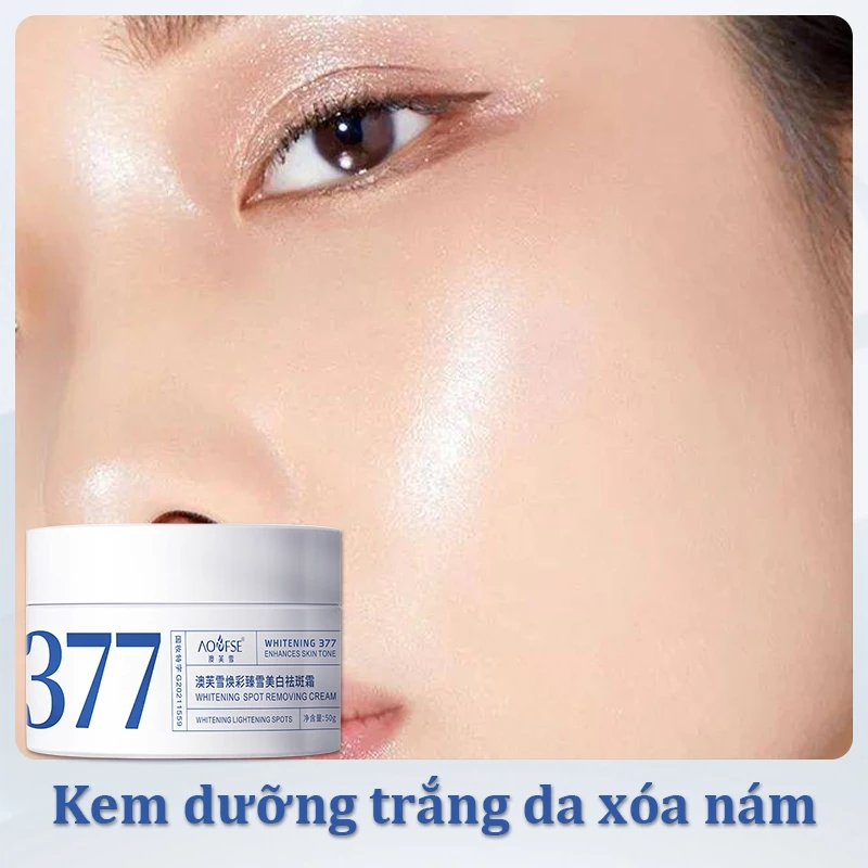 Kem dưỡng trắng da mặt Kem nám tàn nhang 50g loại bỏ đốm nám và làm sáng trắng da nhanh chóng làm đều màu da