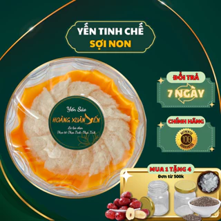 Tổ Yến Sào Tinh Chế Nguyên Chất 100% Yến Vụn Xơ Mướp Đắp Tổ Dai Ngon Hoàng Xuân Yến