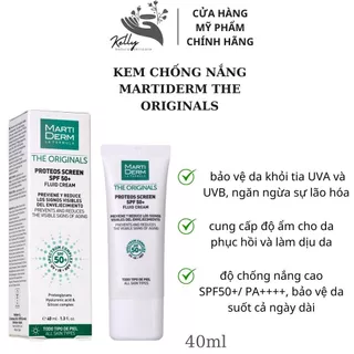 Kem Chống Nắng Martiderm The Originals Phổ Rộng Proteos Screen SPF50+ 40ml