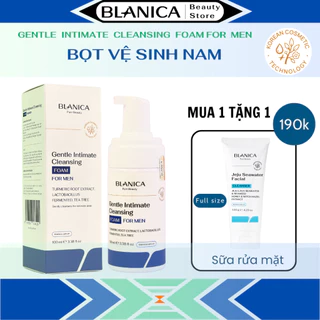 Bọt vệ sinh nam BLANICA Gentle Intimate Cleansing Foam for MEN 100ml chiết suất lá trầu không cân bằng độ pH