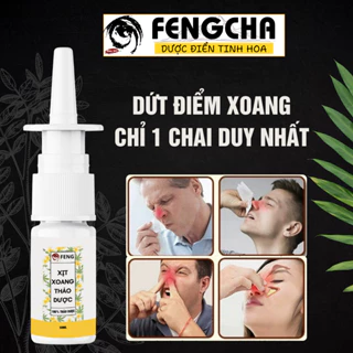 Xịt xoang thảo dược Fengcha chấm dứt xoang mãn tính lâu năm chữa nhiều không khỏi chai xịt 20ml