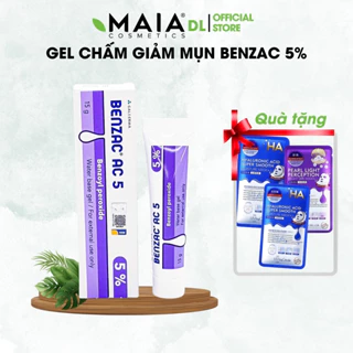 Gel bôi mụn Benzac AC Follicas chứa Benzoyl Perioxide5% 15g giúp giảm mụn, giảm thâm hiệu quả