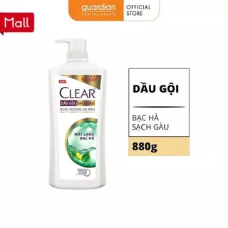 Dầu Gội Sạch Gàu Nuôi Dưỡng Da Đầu Clear Mát Lạnh Bạc Hà 440gr