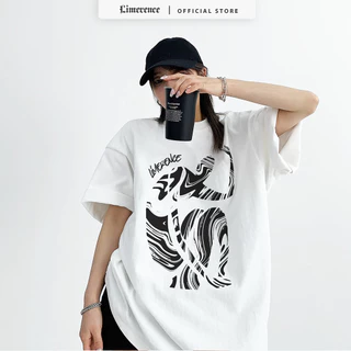 Áo thun form rộng LIMERENCE Basic lonely vải cotton cao cấp co giãn, dày dặn Local Brand