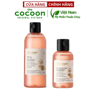 Nước sen Hậu Giang (toner) Cocoon giúp phục hồi đa nhiệm cho da rất nhạy cảm 140ml - Vegan