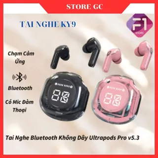 Tai Nghe Bluetooth Không Dây KY9/ Ultrapods Pro v5.3, Chạm Cảm Ứng, Âm Thanh Hay, Có Mic Đàm Thoại