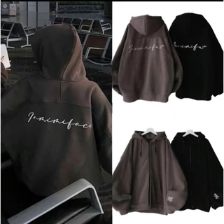 Áo Khoác Hoodie Nam Nữ Form Rộng In Chữ Phản Quang Thời Trang Super Fashion P