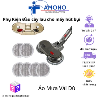 Sẵn hàng- Đầu cây lau AMONO  cho máy hút bụi lau nhà chạy điện Dyson V7 V8 V10 V11-Phụ Kiện Thay Thế