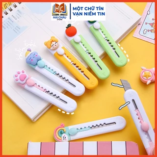 Dao Rọc giấy mini dễ thương  cute tiện lợi hình ngộ nghĩnh, dao dọc giấy mini ngộ nghĩnh