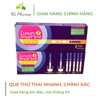 Que Thử Thai Luxury Smart 1 Test Nhanh - Đơn Giản - Chính Xác Cao