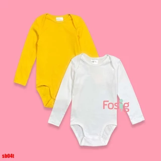 [3-15kg] Set 2 Bodysuit Tay Dài Bé Trai HM - Combo ngẫu nhiên