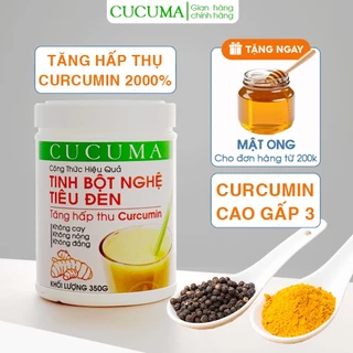 Tinh Bột Nghệ Tiêu Đen Tăng Hấp Thu Curcumin Giảm Viêm Loét Dạ Dày Phục Hồi Sau Sinh Tăng Sức Đề Kháng Cucuma hộp 350g