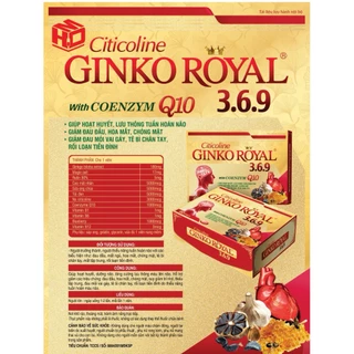 Hỗ trợ hoạt huyết dưỡng não - Ginko 369 royal