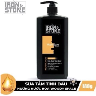 Sữa tắm nam, dầu gội nam, dầu gội sữa tắm tinh dầu nước hoa nam cao cấp Iron Stone 650ml