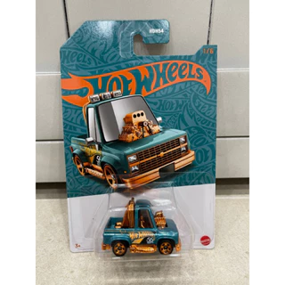 Xe mô hình đồ chơi cơ bản Hotwheels 1:64 - TOONED - '83 Chevy Silverado