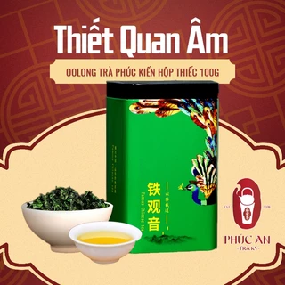 Trà Oolong Thiết Quan Âm Hộp Thiết Không Tước Tăng Cường Miễn Dịch Hương Hoa Lan Nồng Ngọt 100g