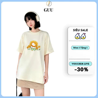 Áo Thun Hoa Hướng Dương Unisex Form rộng 100% Cotton 2 chiều không phai Local Brand Lovena - AC312