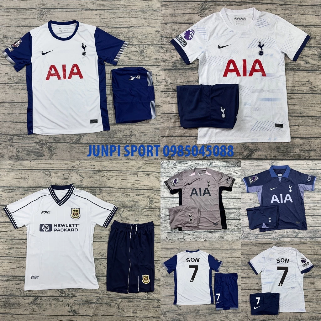 QUẦN ÁO BÓNG ĐÁ CÂU LẠC BỘ TOTTENHAM Hotspur-VẢI GAI THÁI CAO CẤP