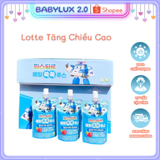 Nước Dinh Dưỡng LOTTE TĂNG CAO Cung Cấp Canxi Vitamin Giúp Xương Chắc Khỏe, Hỗ Trợ Phát Triển Chiều Cao Vượt Trội Cho Bé