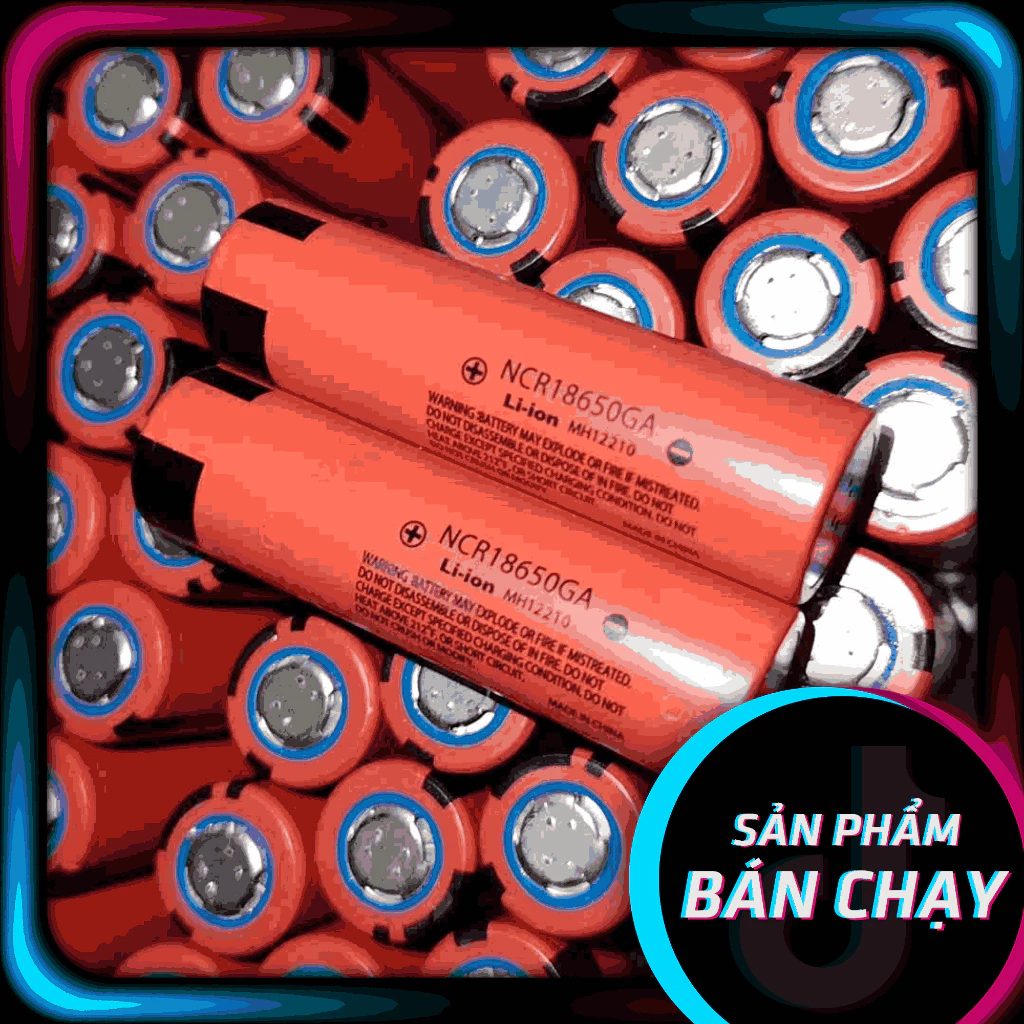 Pin 18650 Panasonic đỏ 3900mAh - 3.7V dung lượng cao xả 20A tháo khối