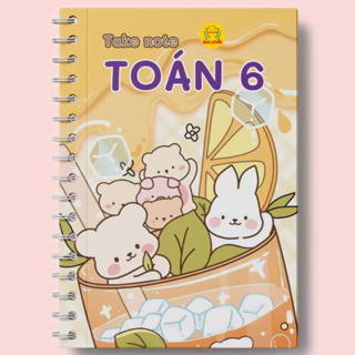 Sổ Giấy Lò Xo A5- Take Note Toán 6 Phiên Bản Mới Nhất