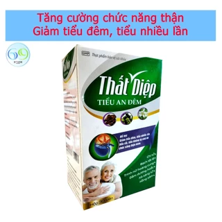 Tăng cường chức năng thận. Viên uống Thất Diệp Tiểu An Đêm  - Giảm tiểu đêm, tiểu buốt, tiểu nhiều lần - Hộp 30v