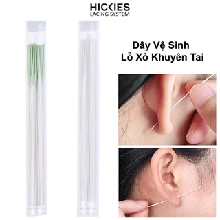 Hộp 70 Dây Vệ Sinh Lỗ Xỏ Khuyên Tai - Dây Vệ Sinh Lỗ Tai Giúp Tai Tránh Được Vi Khuẩn-HICKIES LACING SYSTEM