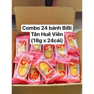 COMBO 24 bánh bibi Tân Huê Viên (hộp carton) date mới