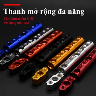 Thanh mở rộng gắn gương xe máy ININ Thanh nối dài hợp kim nhôm CNC đa năng gắn gương xe máy xe điện