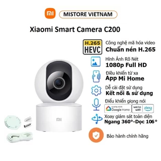 Camera giám sát Xiaomi C200 |360 độ 1080p| Hàng chính hãng| Bảo hành 12 tháng