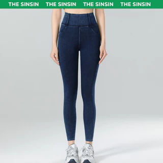Quần legging nữ cạp cao SINSIN gen bụng nâng mông chất liệu su cao cấp