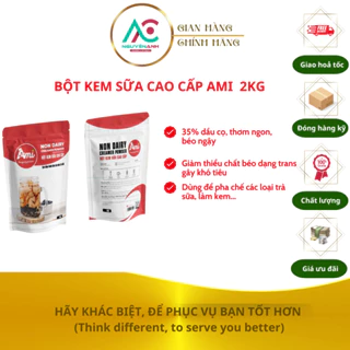 Bột kem sữa cao cấp AMI 1kg - pha trà sữa siêu ngon