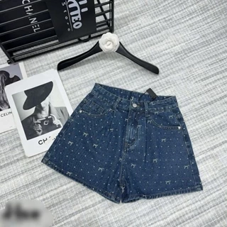 QUẦN SHORT JEANS HỌA TIẾT NƠ QUẢNG CHÂU CẠP CAO