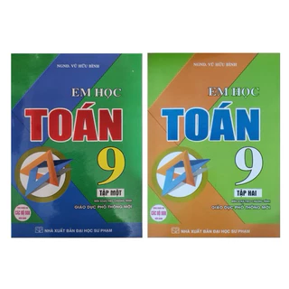 Sách - (Combo 2 tập ) Em Học Toán 9 ( Biên soạn theo chương trình giáo dục phổ thông mới )