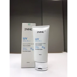 Kem Chống Nắng Nâng Tone Da 2Nine SPF50+/PA++++