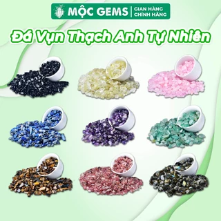 Đá Thanh Tẩy Loại Vụn Tự Nhiên Mộc Gems Rung Bóng (Hơn 20 Loại) - Đá Vụn Phong Thủy Trang Trí Nhà Cửa, Bể Cá - Chậu Cây