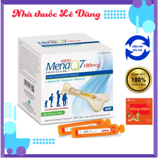 Midu MenaQ7 180mcg – Phát triển chiều cao cho trẻ em và giúp xương chắc, dài, dẻo dai