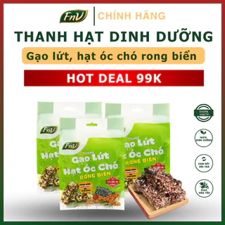 [HOT] COMBO 3 BỊCH Thanh Gạo Lứt Hạt Óc Chó Rong Biển FnV 150g