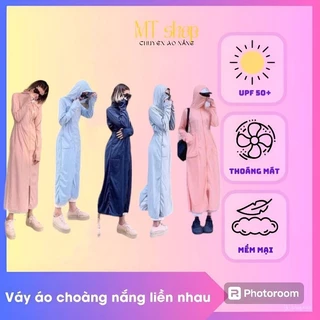 Áo chống nắng toàn thân 2 LỚP thông hơi siêu thoáng chất vải thun kim cương000