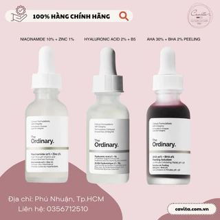 Tinh chất The Ordinary Niacinamide, Hyaluronic Acid + B5, Peeling Solution 30ml