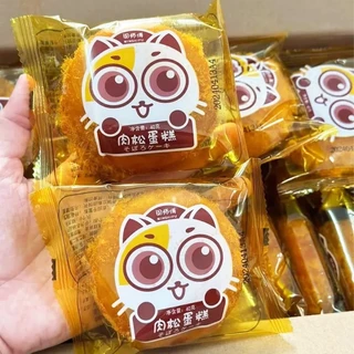 Combo 10 Bánh Bông Lan Ruốc Gấu Phủ Chà Bông Đài Loan - BeeGin Food