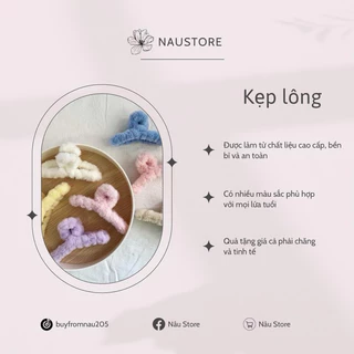 Kẹp lông thỏ, phụ kiện dành cho Nữ Nâu store