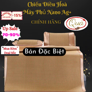 (BẢN ĐẶC BIỆT) Chiếu điều hoà sợi mây tổng hợp phủ Nano Ag+ chống nấm mốc hiệu quả hàng chính hãng Phòng Ngủ Xanh