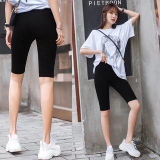 Quần legging đùi, quần legging ngố đùi thái cạp chun siêu mịn banhbaofashion