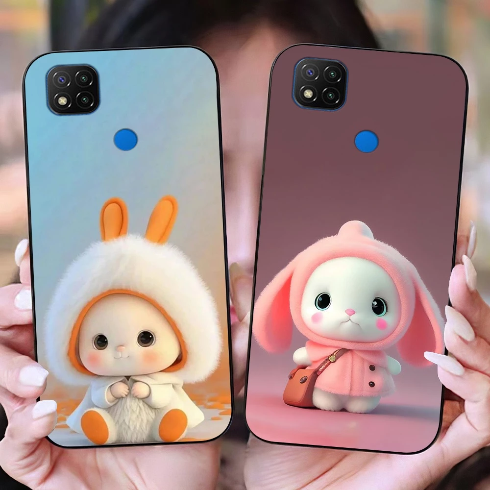 ốp lưng xiaomi redmi 9c / redmi 10a in hình thỏ cute xinh đẹp