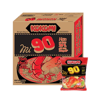 Mì Kokomi 90G 1 Thùng 30 Gói + 3 Gói