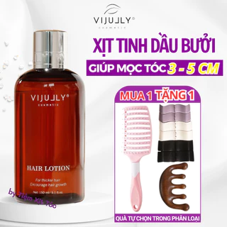 Xịt Bưởi Mọc Tóc VI JULLY Chính Hãng - Tinh Dầu Bưởi Hỗ Trợ Mọc Tóc Nhanh, Giảm Rụng Và Dưỡng Tóc Chắc Khỏe