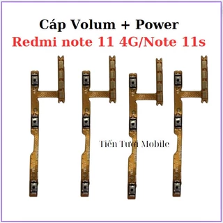 Cáp nguon + volum xiaomi  redmi note 11 4G,note 11s