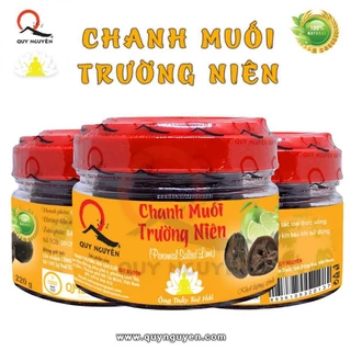 CHANH MUỐI TRƯỜNG NIÊN QUY NGUYÊN HỘP 220G.