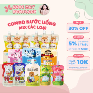 Combo Nước Uống Dinh Dưỡng Cho Bé Mix Các Loại, Hỗ Trợ Bé Tăng Cân - Tăng Đề Kháng - Giúp Con Phát Triển Toàn Diện